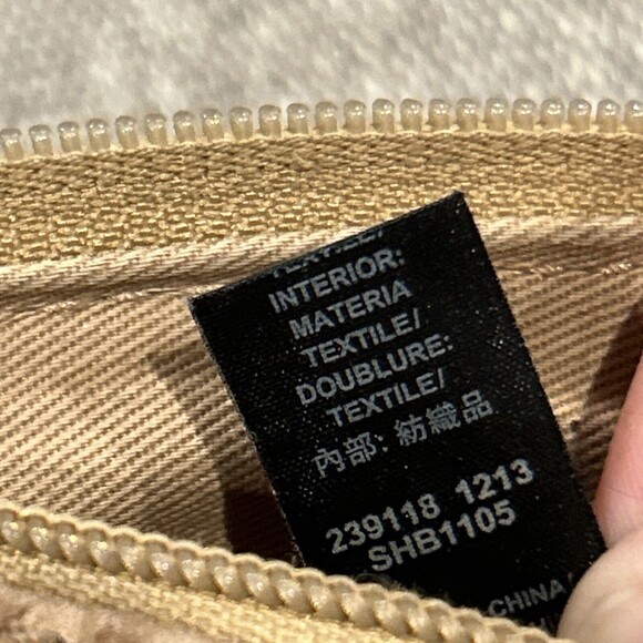 Fossil Brown Leather Crossbody Cowhide Purse Tan Brown Zipper Closure - Picture 12 of 12